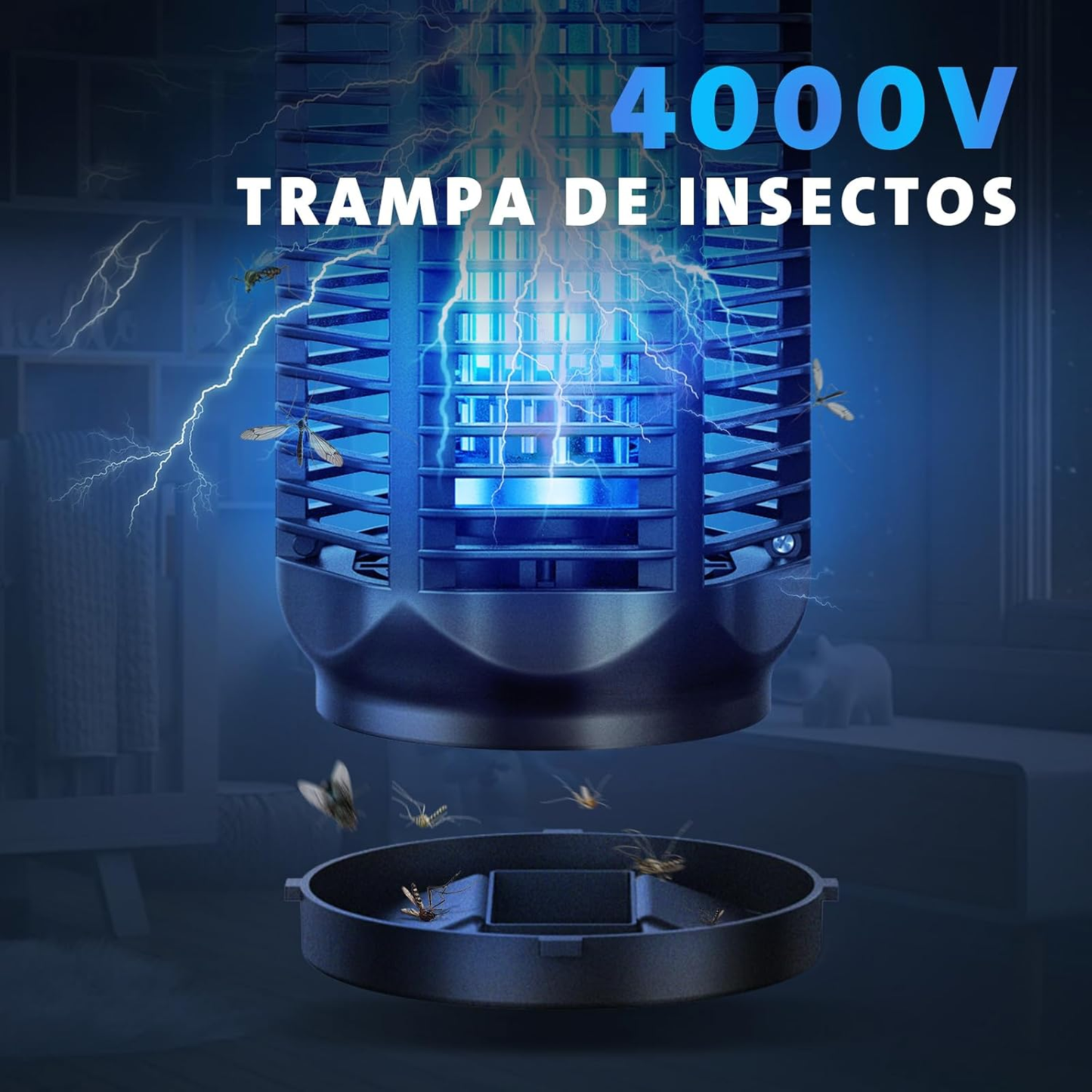 Lámpara UV Antimosquitos